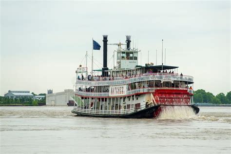 Steamboat Natchez in New Orleans, Louisiana, USA Editorial Stock Photo - Image of america, house ...