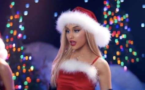 Ariana grande cute santa costume rare thank u next