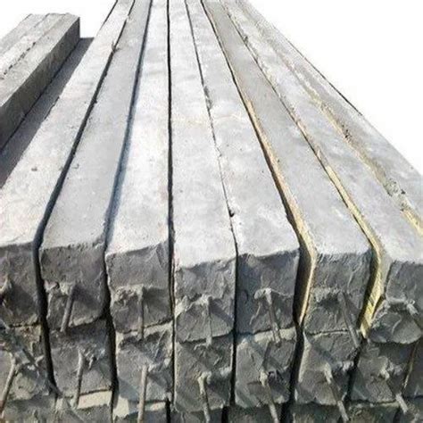 Rectangular Plain Cement Concrete Pole, For Fencing, 6 Feet X 4 Inch at Rs 150 in Bilaspur