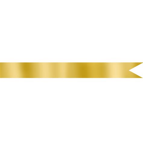 Gold Banner Ribbon Png