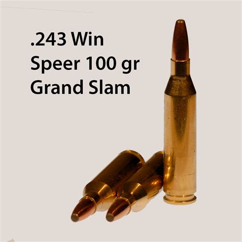 .243 Win Speer 100 gr Grand Slam – Watchdog Survival