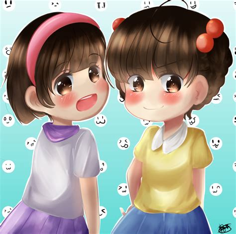 Hello Jadoo : Jadoo and Minji by lolilovesdrawing on DeviantArt