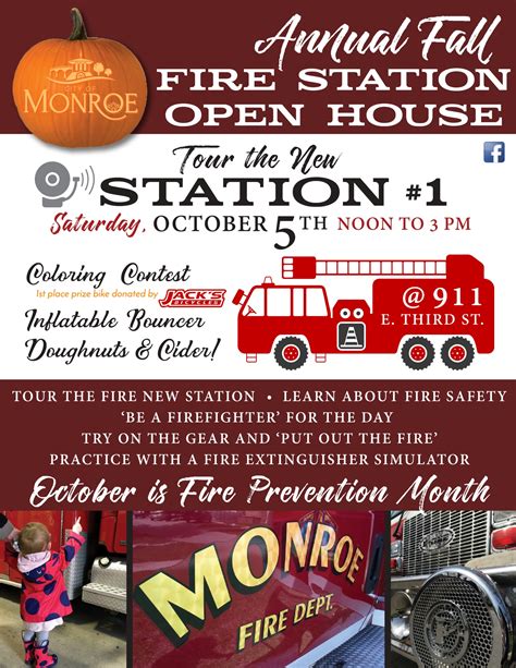 Fire Station Annual Fall Open House - City of Monroe