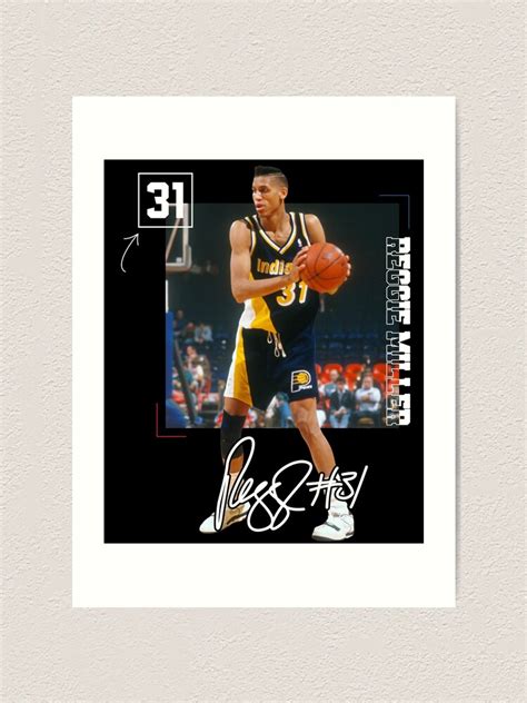 "Reggie Miller Choke Sign Basketball Legend Player Signature 90s 80s Retro Vintage Bootleg Rap ...