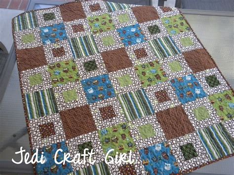 Square In a Square Baby Quilt Tutorial