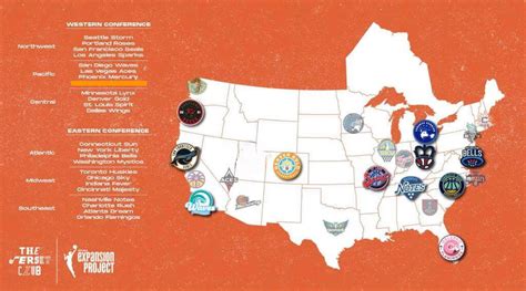 Wnba Team Map