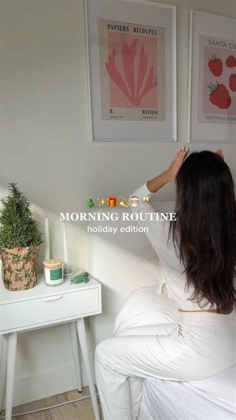 Holiday morning routine 🎄 🎁💫💝 | Pampering routine, Morning routine, Morning routine productive