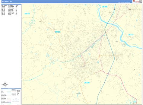 Maps of Rock Hill South Carolina - marketmaps.com