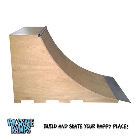 Quarter Pipe Skate Ramp 4ft High X 4ft Wide Quality Australian Made Skate Ramps