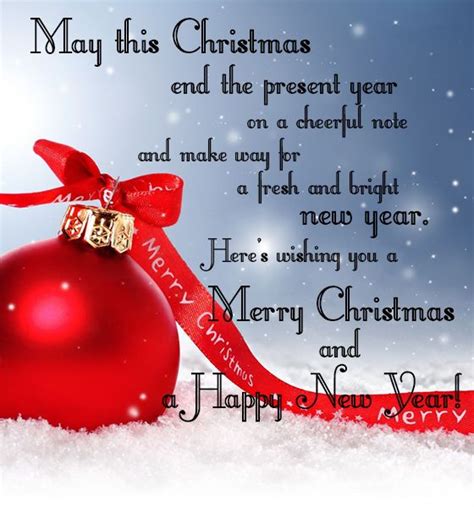 May this Christmas end the present year on a cheerful note... | Christmas poems, Merry christmas ...