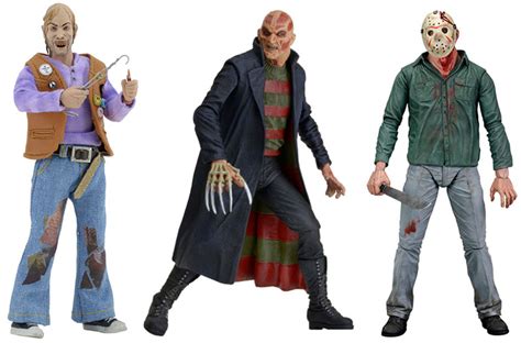 New NECA Horror Action Figures Available Freddy Jason and Chop Top | ActionFiguresDaily.com