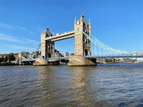 A View of Tower Bridge in London Stock Image - Image of landmark, inside: 262528613