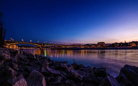 Budapest city buildings night riverside HD desktop wallpaper Preview ...