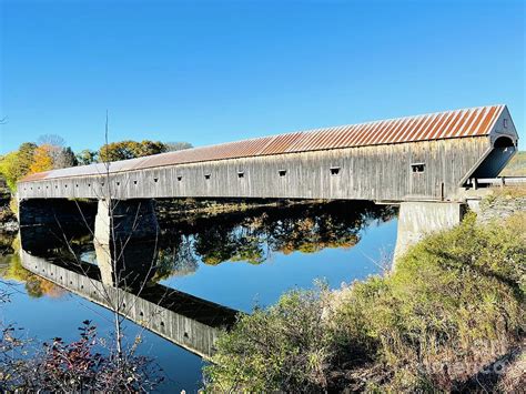 Cornish Windsor Covered Bridge Photograph by Paul Chandler | Fine Art ...