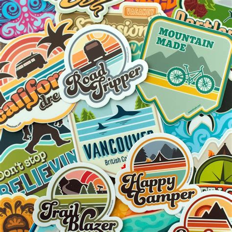 Celebrate national sticker day with some funky, retro stickers Dashboard Design, Moonrise ...