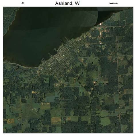 Aerial Photography Map of Ashland, WI Wisconsin