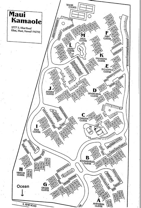 Kamaole Sands Maui Map