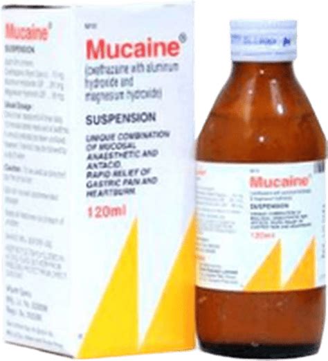 Mucaine syrup 120ml - Time Medical