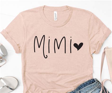 Mimi Shirt Mimi Gift Grandma Shirt Christmas Gift for Mimi - Etsy