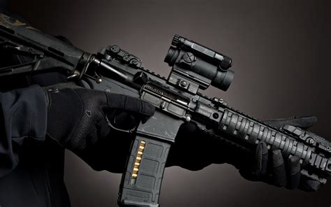 Magpul AR-15 Aimpoint comp m4 2560x1600 Wallpaper | Firearms | Pinterest