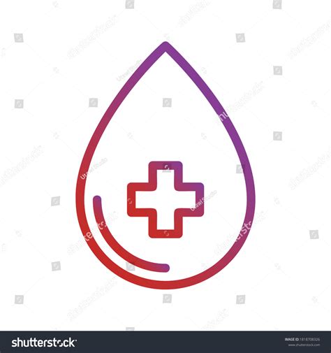 Intravenous Fluid Water Liquid Icon Logo Stock Vector (Royalty Free ...