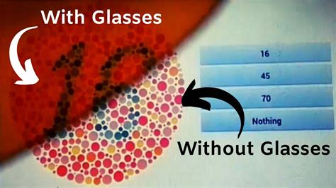 COLOR BLIND 😱 RED GREEN COLOR BLINDNESS GLASSES WITH ISHIHARA TEST ...