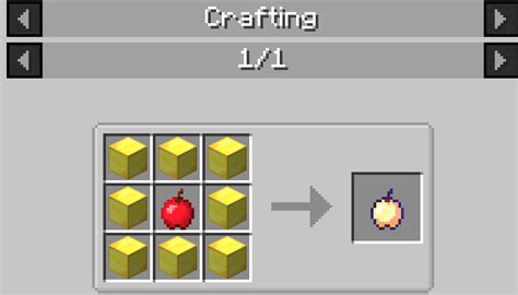 Enchanted Golden Apple Crafting [Forge] - Minecraft Mods - CurseForge