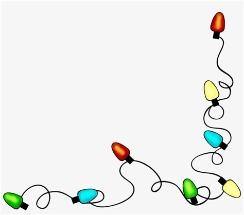 Christmas Lights Border Transparent - Transparent Christmas Lights Gif - Free Transparent PNG ...