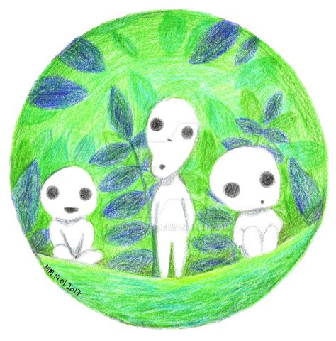 Kodama by Momagie on DeviantArt