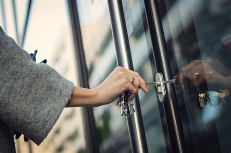 Unlocking Door With A Key Stock Photo - Download Image Now - iStock