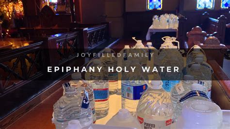 Epiphany Holy Water & Epiphany Home Blessing