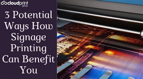 3 Potential Ways How Signage Printing Can Benefit You | by Cloud Print ...