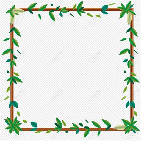 Vector Map Of Plant Border, Frame Vector, Leaf Vector, Leaves Vector ...