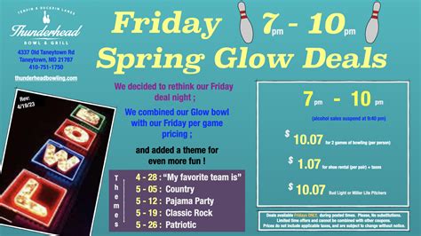 Glow Bowling - Thunderhead Bowl & Grill