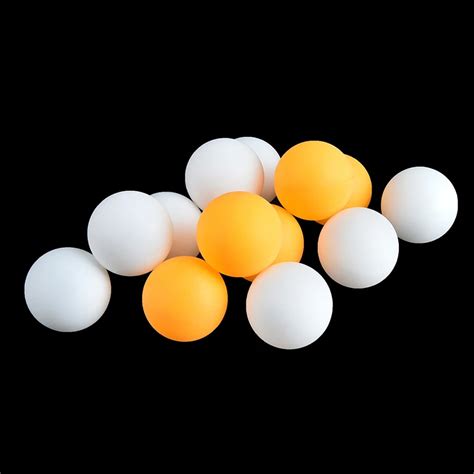 10PCS 2 Colors Professional Ping Pong Balls For Competition Training Dia 40mm Seamless Table ...