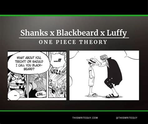 Shanks vs Blackbeard vs Luffy One Piece Theory Manga