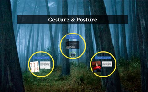 Kinesics (Gesture & Posture) by shannen lee