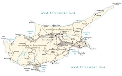 Cyprus Map - GIS Geography