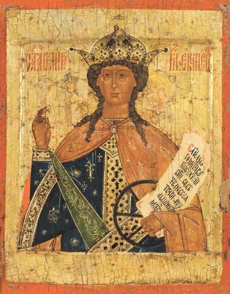 Saint Catherine of Alexandria - 16th century Icon - Gallery Katakombe