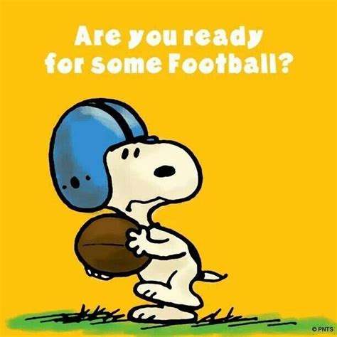 Are you ready for some football? | Snoopy, Charlie brown, Ilustrações