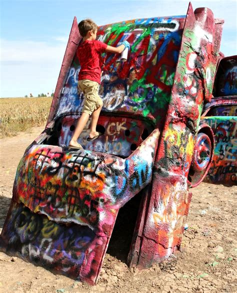 Be a Graffiti Artist at Cadillac Ranch - Oh, the Places We Travel!