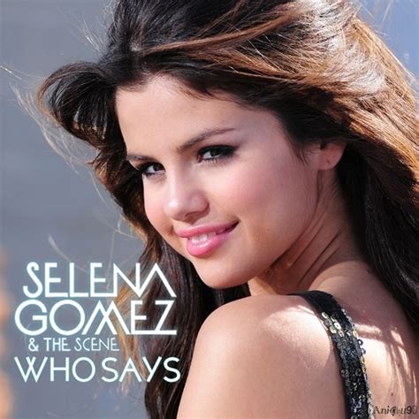 selena gomez who says cover.