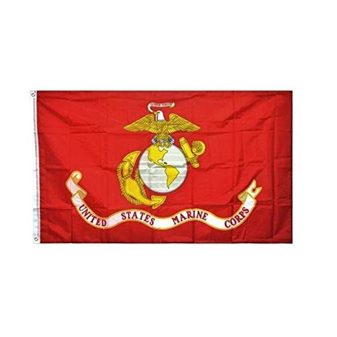 EROOU8W US Military Marine Corps USMC Semper Fi Flag Outdoor Flags Family Flags Garden Flags ...