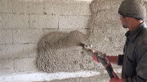 Fastest Cement Plaster Spray Machine - Latest Technology Construction Equipment Machinery - YouTube