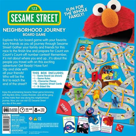 Sesame Street Neighborhood Journey Board Game - Calendars.com