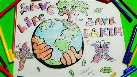 Details 164+ save earth drawing best vietkidsiq.edu.vn