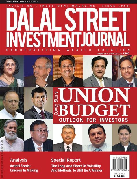 Dalal Street Investment Journal-February 21 2016 Magazine