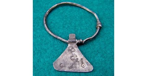 Celtic Silver Axe Pendant Earring Pagan Druid Genuine