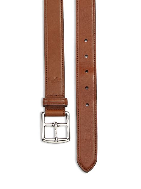 Polo Ralph Lauren Sportsman Braided Leather Belt in Brown for Men - Lyst