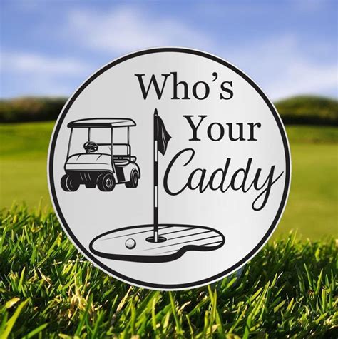 Who's Your Caddy Funny Golf Ball Marker Laser Engraved | Etsy